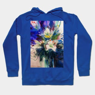 Loose Floral Watercolor #09 Hoodie